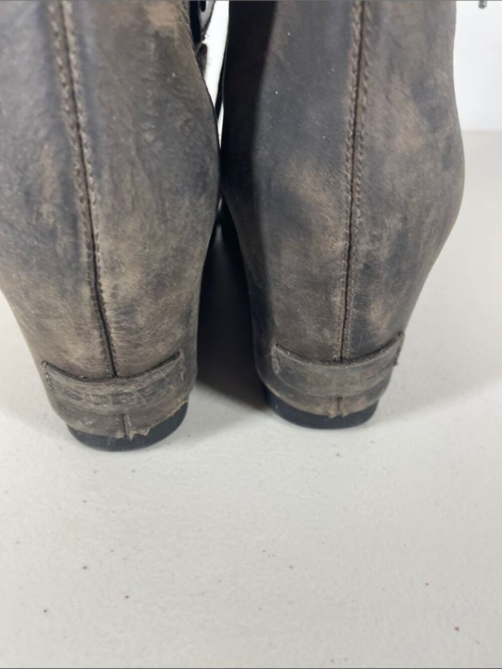 Sorel Brown Y2K Inspired Lace Up Wedge Leather Boots Outdoor Hiking Fall Size 6 - Picture 5 of 13